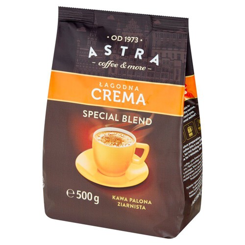 Kawa ziarnista Crema łagodna Astra 500 g