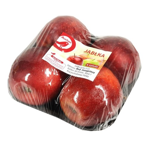 Jabłka Jonaprince Owoce  Auchan 4 sztuki