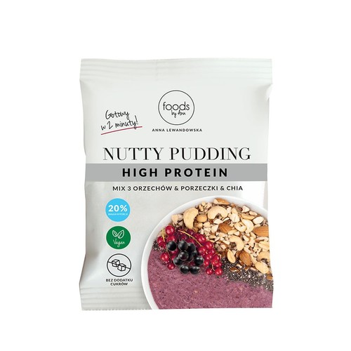 Nutty Pudding mix 3 orzechów & porzeczki & chia Foods by Ann 50 g