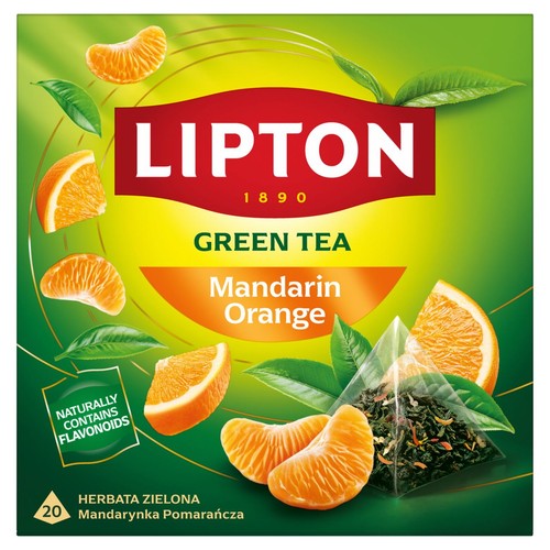 Herbata zielona mandarynka i pomarańcza Lipton 20 torebek