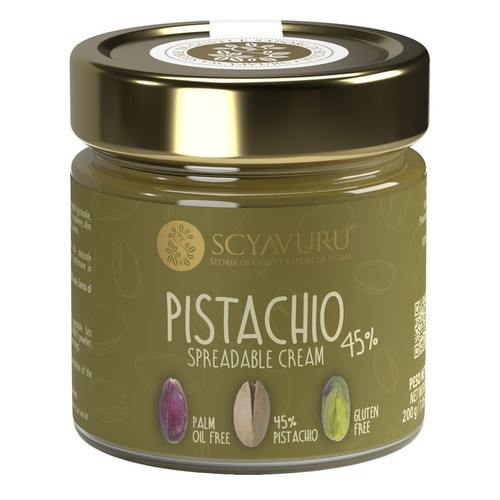 Krem pistacjowy 45% bez oleju palmowego Scyavuru 200 g
