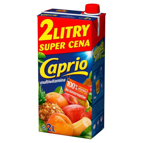 Napój niegazowany wieloowocowy Caprio 2 l