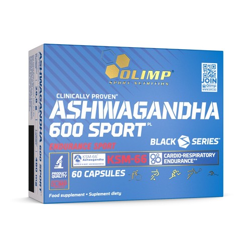 Suplement diety Ashwagandha 600 mg Olimp 60 kapsułek