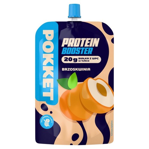 Mus proteinowy brzoskwiniowy  Pokket 180 g