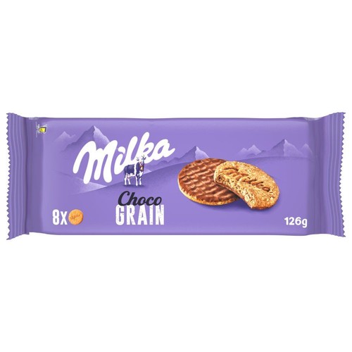 Ciastka z płatkami owsianymi Choco Grain Milka 126 g