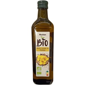 Olej rzepakowy z pierwszego tłoczenia Auchan 750 ml