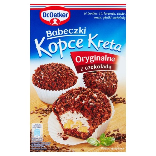 Babeczki Kopce Kreta z czekoladą  Dr.Oetker 264 g