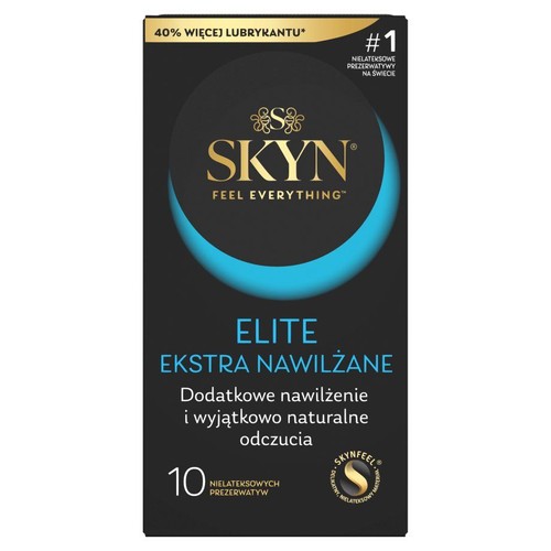 Prezerwatywy Skyn Elite extra nawilżane Unimil 10 sztuk