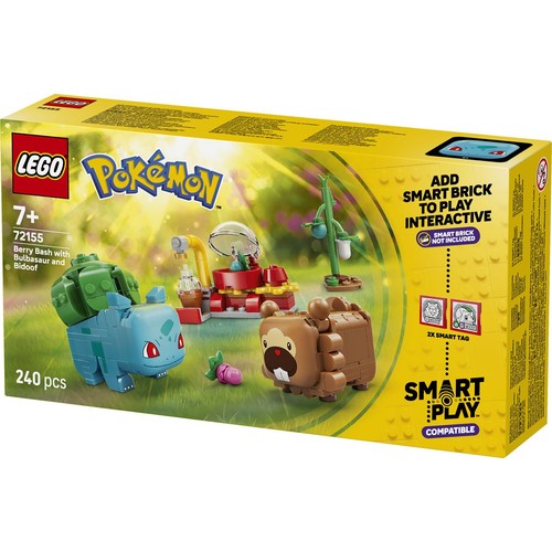 Pokémon SMART Pla: Bulbasaur i Bidoof z krzewem jagody 72155 LEGO 1 sztuka