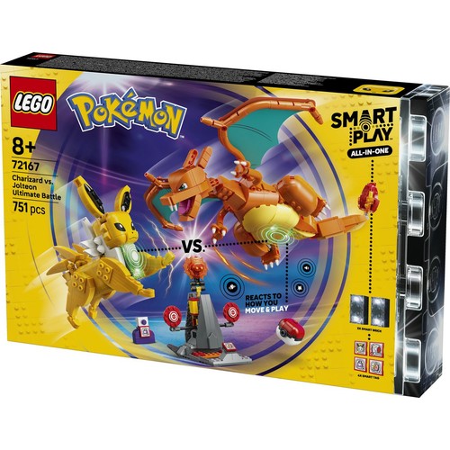 Pokémon SMART Play: Charizard kontra Jolteon - ostateczna bitwa 72167 LEGO 1 sztuka