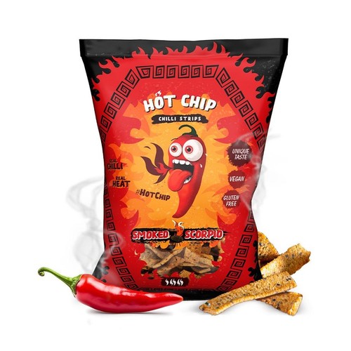 Chipsy Strips Smoked Scorpio Hot Chip 80 g