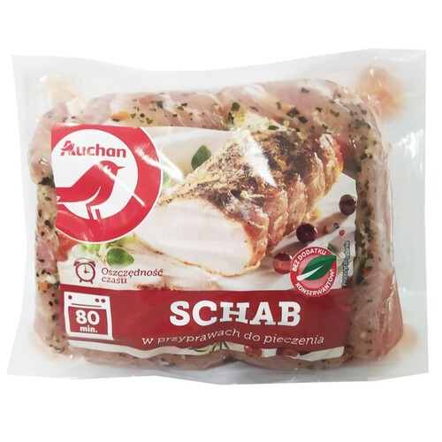 Schab w przyprawach do pieczenia Auchan na wagę ok. 1 kg