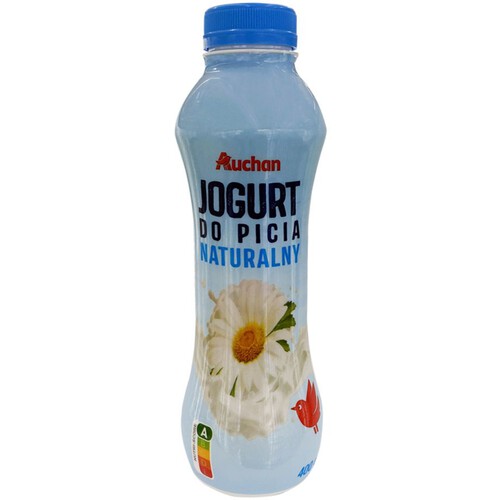 Jogurt pitny naturalny Auchan 400 g