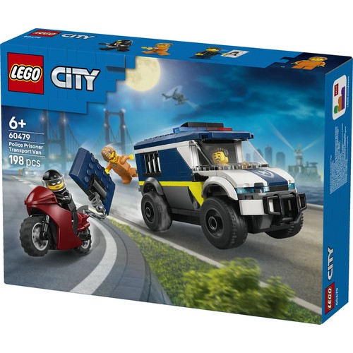 City Furgonetka policyjnego konwoju więziennego 60479, zabawka konstrukcyjna LEGO 1 sztuka
