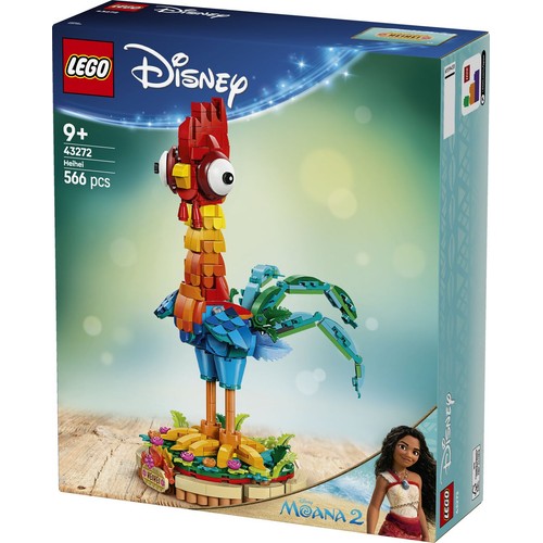 Zestaw Disney Vaiana 2 Heihei 43272, model kurczaka LEGO 1 sztuka