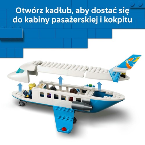 City Samolot pasażerski 60492, zestaw konstrukcyjny LEGO 1 sztuka
