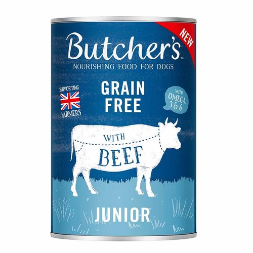 Junior karma mokra dla psów z wołowiną  Butcher's 400 g