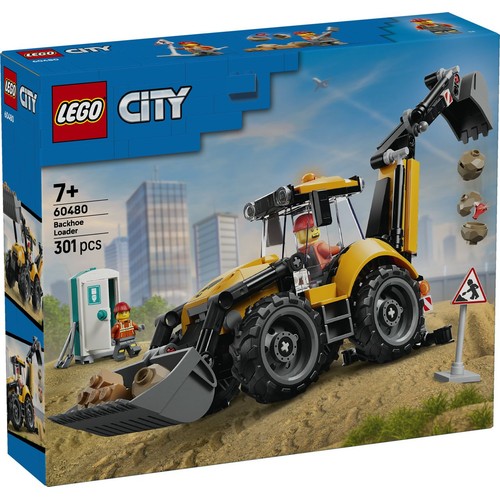 City Żółta koparko-ładowarka 60480 LEGO 1 sztuka