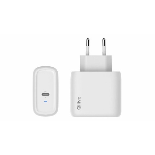 Ładowarka sieciowa 1xUSB 2,4A 12W biała Qilive 1 sztuka
