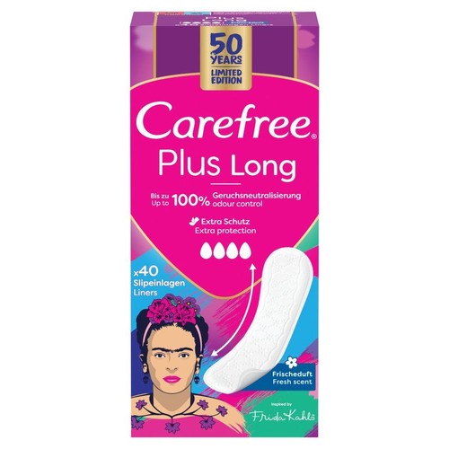 Wkładki higieniczne Plus Long  Carefree 40 sztuk