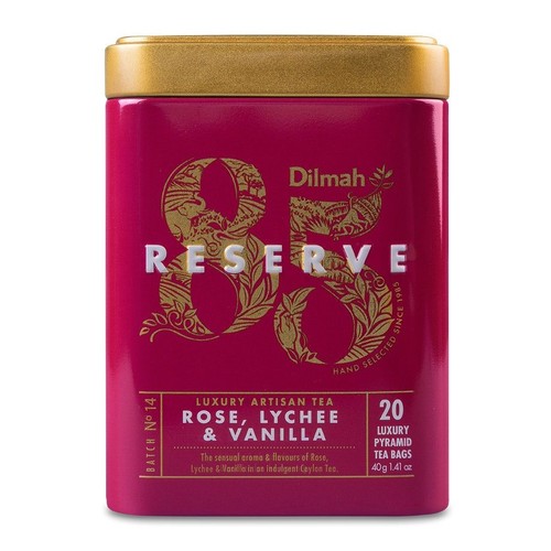 Herbata Rose Lychee & Vanilla Dilmah 20 torebek