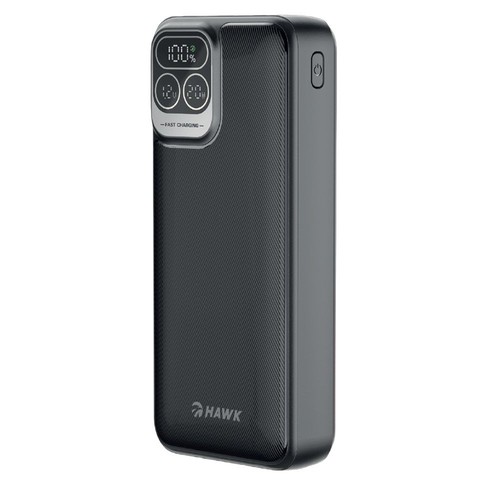 Powerbank 20000 mAh 22,5 W HW-PB20000 czarny HAWK 1 sztuka