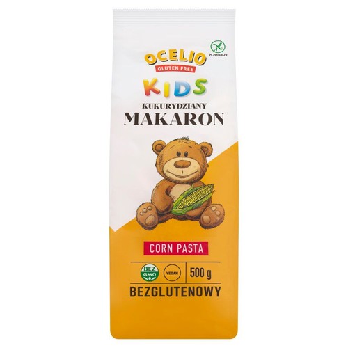 Makaron kukurydziany Kids bezglutenowy Ocelio 500 g