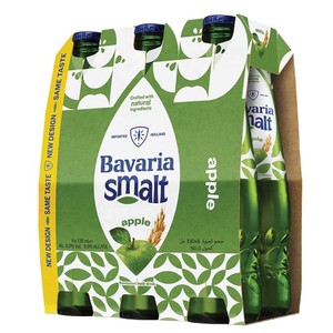 Piwo holenderskie bezalkoholowe smakowe Apple o smaku jabłko alk. 0.0% obj. Bavaria 6 x 330 ml