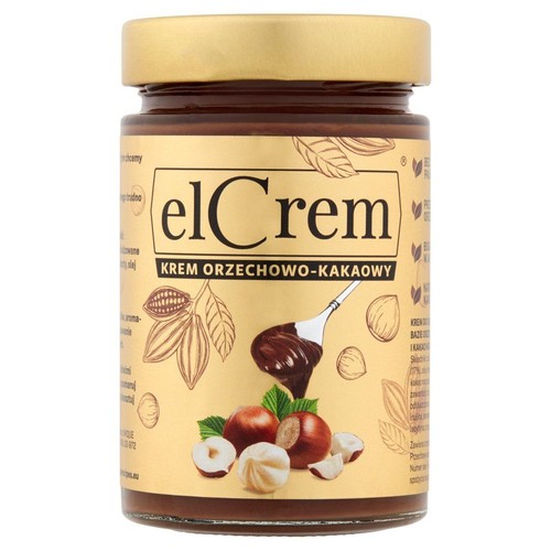 Krem orzechowo - kakaowy elCrem 350 g