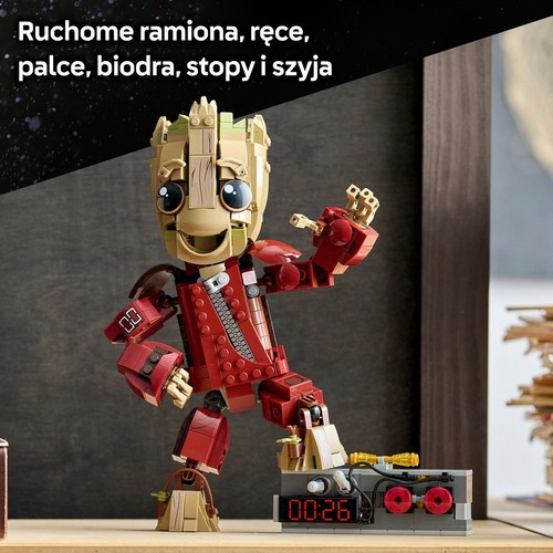 Zabawka Marvel Groot w stroju Ravagera 76341 LEGO 1 sztuka