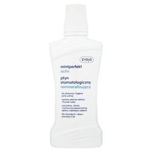 Płyn stomatologiczny remineralizujacy Mintperfekt Activ ZIAJA 500 ml