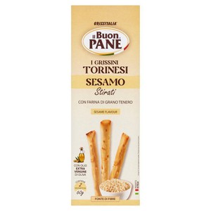 Paluszki grissini z oliwą z oliwek i z sezamem Il Buon Pane 120 g