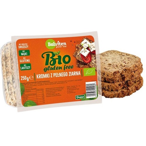 BIO Chleb z pełnego ziarna bezglutenowy Balviten  250 g