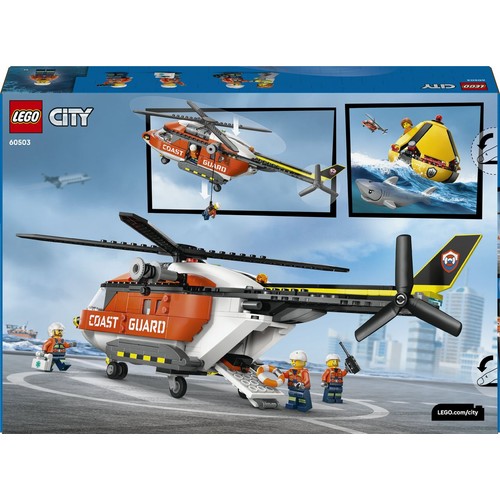 Zestaw konstrukcyjny City Helikopter straży przybrzeżnej 60503 LEGO 1 sztuka