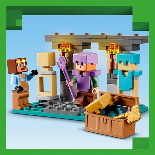 Minecraft Zbrojownia 21252 LEGO zestaw