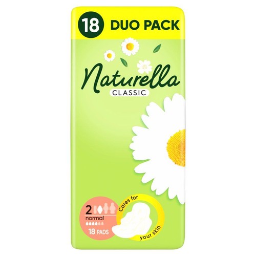 Podpaski ze skrzydełkami Classic normal Naturella 18 sztuk