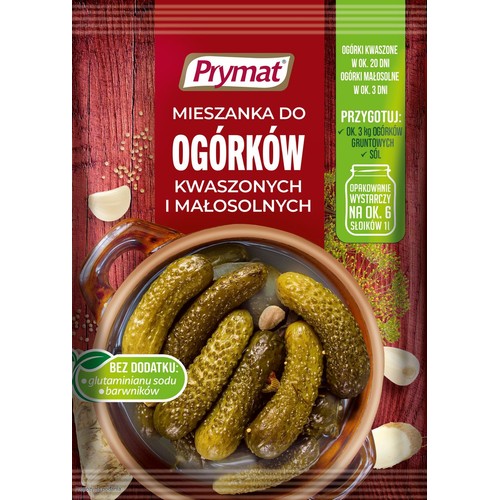 Mieszanka przypraw do ogórków kwaszonych i małosolnych Prymat 40 g