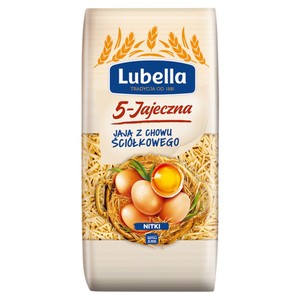 Makaron nitki 5 jajeczny  Lubella 250 g