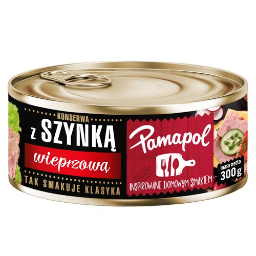 Konserwa wieprzowa z szynką  Pamapol 300 g