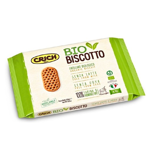 BIO Ciasteczka pszenne CRICH 250 g