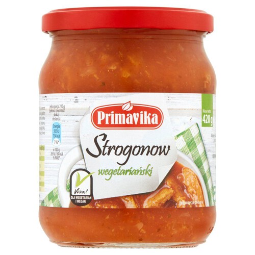 Strogonow sojowy - wegetariański Primavika 420 g