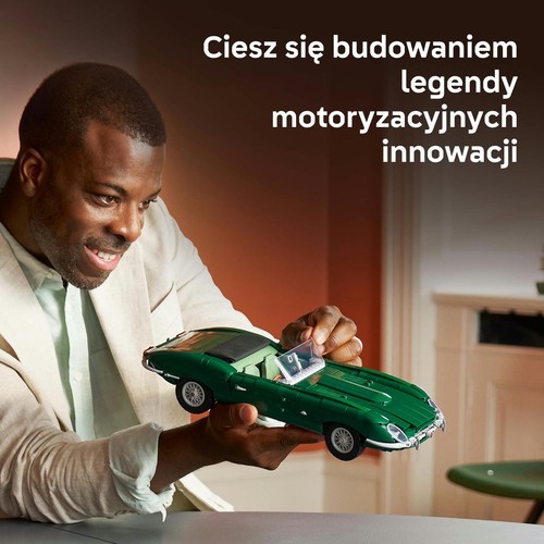 Icons Jaguar E-Type 11381, model samochodu sportowego LEGO 1 sztuka