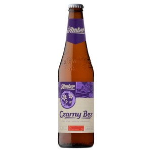 Piwo jasne lager Czarny Bez alk. 5,5% obj. Amber 500 ml