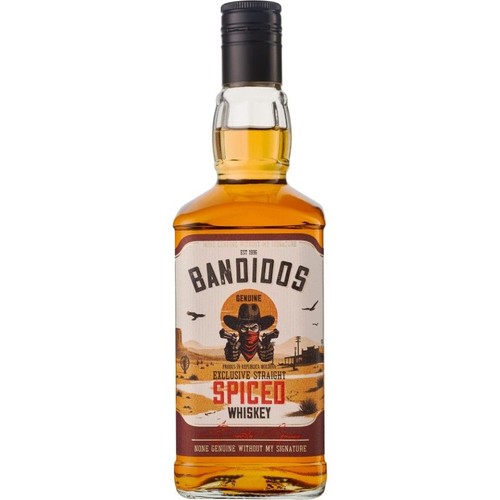Whiskey Spiced alk. 40,0% obj. Bandidos 500 ml