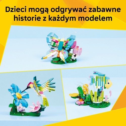 Creator 3 w 1 Dzikie zwierzęta: kolorowy koliber 31384 LEGO 1 sztuka