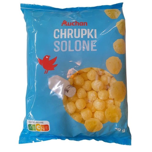 Chrupki kukurydziane solone Auchan 70 g