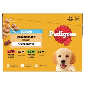 Junior Karma pełnoporcjowa dla szczeniąt Pedigree 12 x 100 g