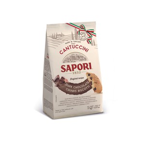Ciastka Cantuccini z gorzką czekoladą  SAPORI 175 g