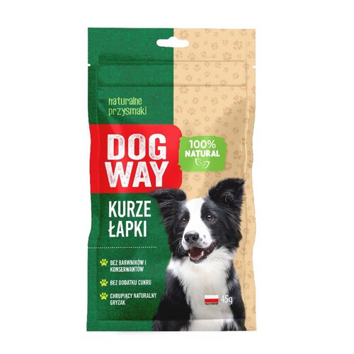 Kurze łapki suszone przysmak dla psów Dogway 45 g