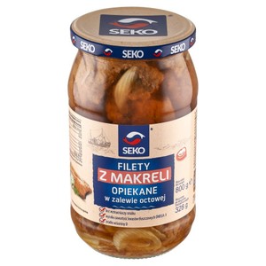 Filety z makreli smażone w zalewie octowej Seko 800 g